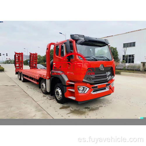 Sinotruk howo transporta camión de transporte de rescate de cama plana